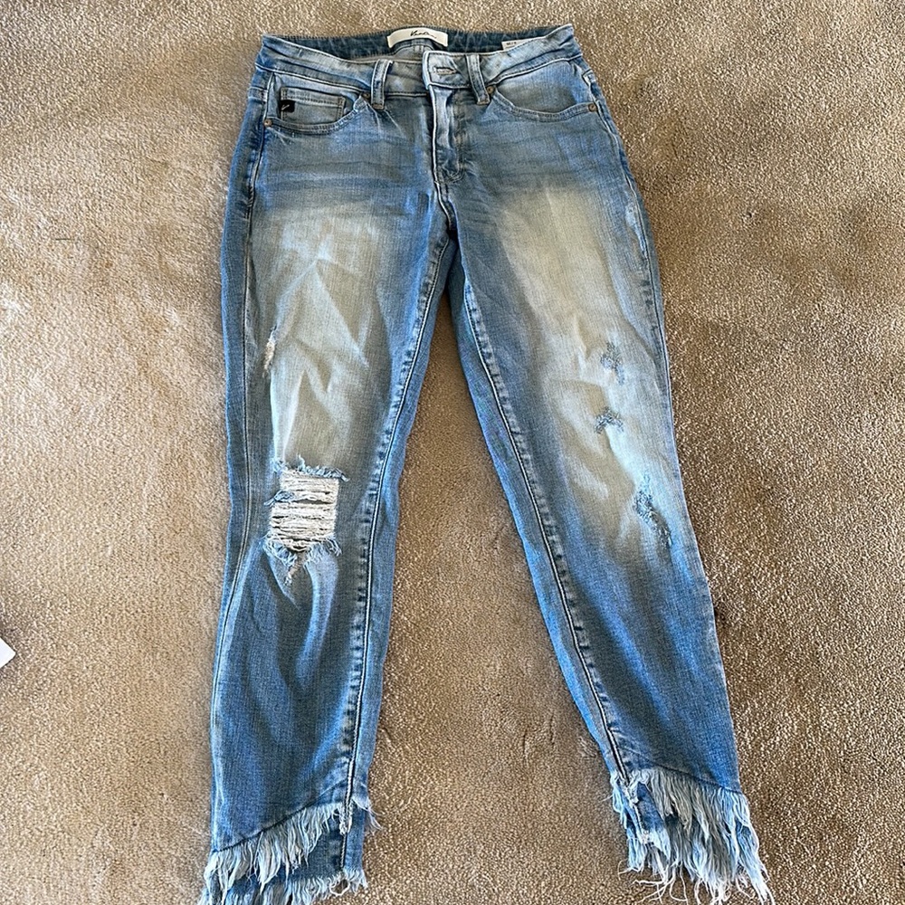 KanCan Jeans Distressed Bottoms Size 25